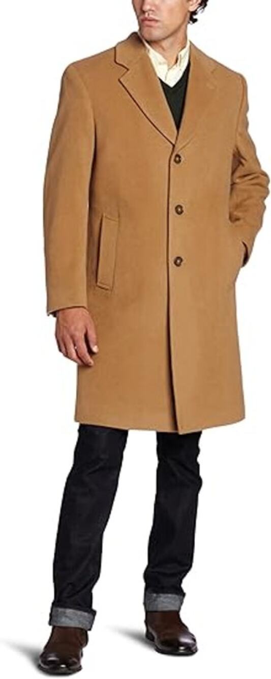 Michael Kors Madison Wool Cashmere Blend Overcoat Topcoat Everyday Preppy 38S